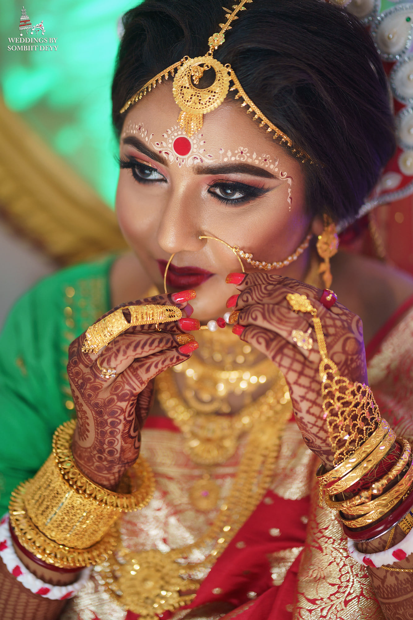 Closeup Bengali Bridal Pose Ideas For Upcoming Wedding